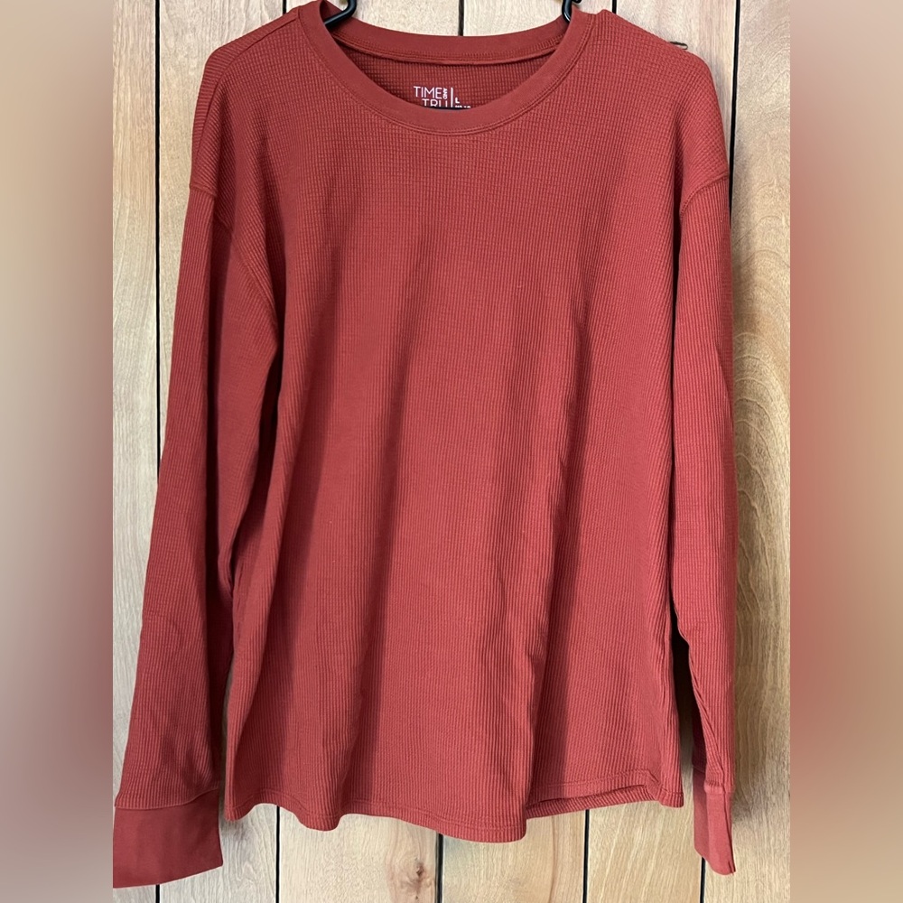 Orange Long Sleeve Top